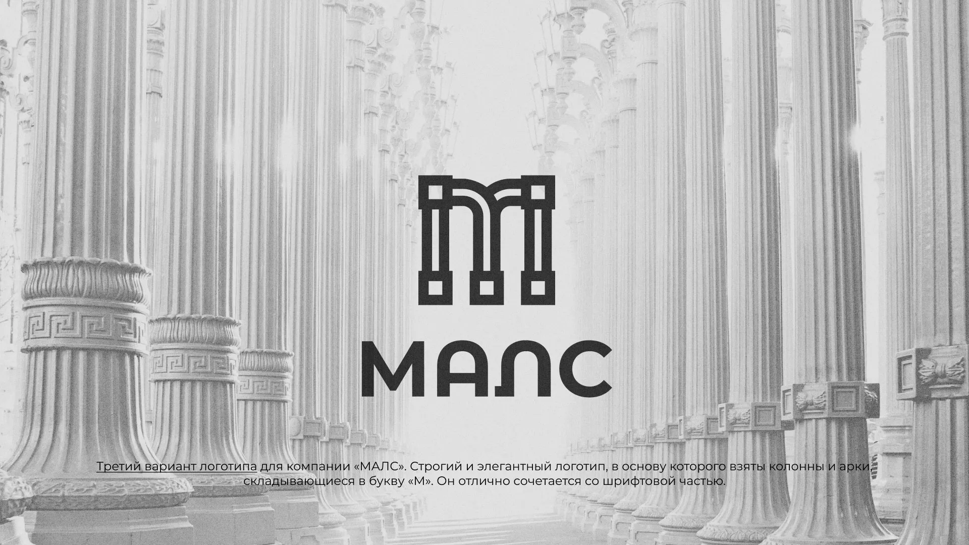 Разработка логотипа компании «МАЛС» в Чернушке